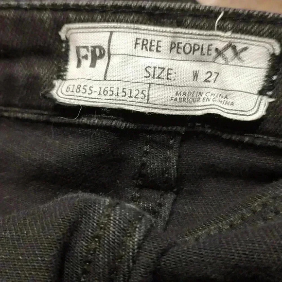 Free People black studded jeans - Picture 3 of 5